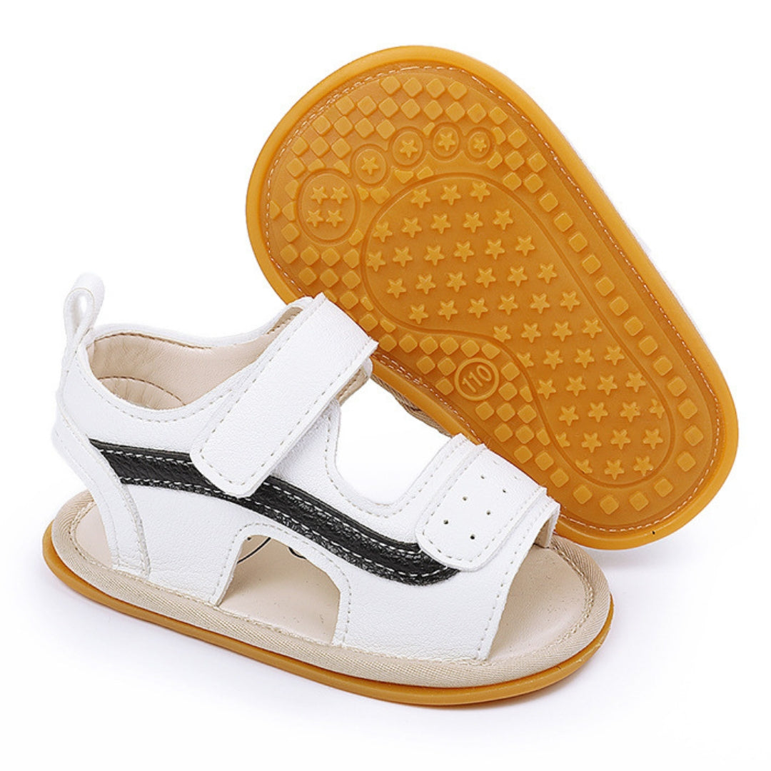 Sandalias Sport de Cuero Blanco