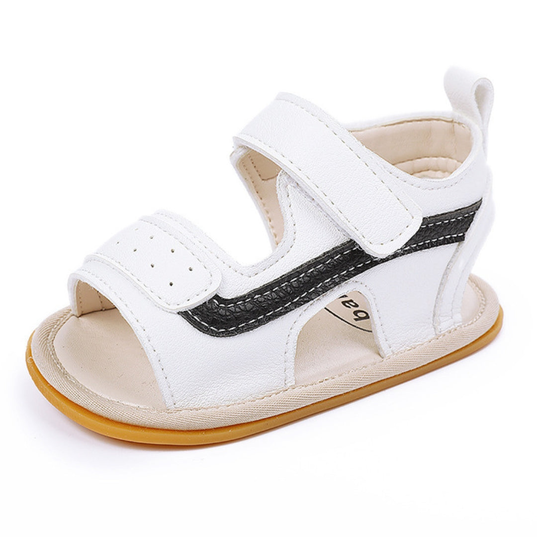 Sandalias Sport de Cuero Blanco