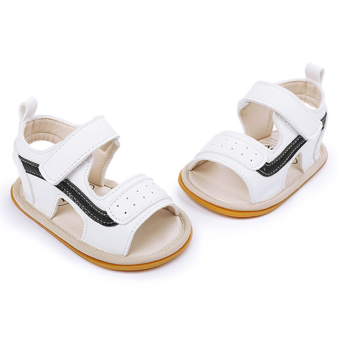 Sandalias Sport de Cuero Blanco