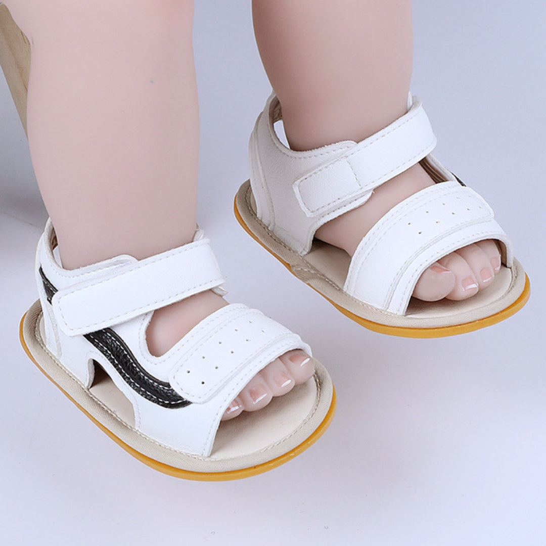 Sandalias Sport de Cuero Blanco
