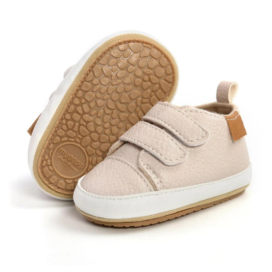 Casual de Cuero PU Beige