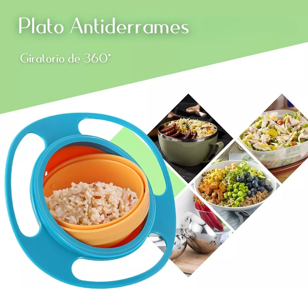 Plato Giratorio Antiderrames 360°